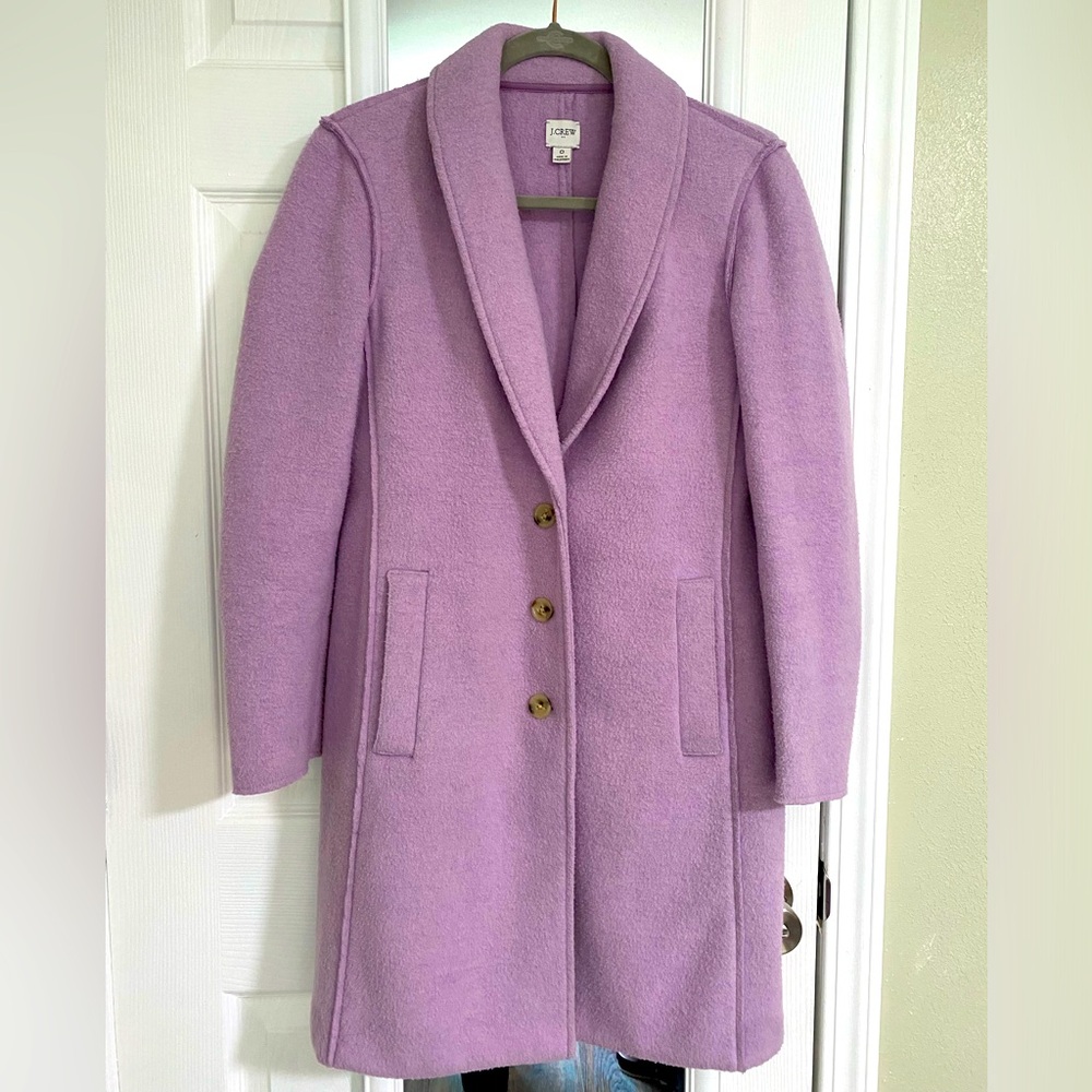J Crew Purple Coat